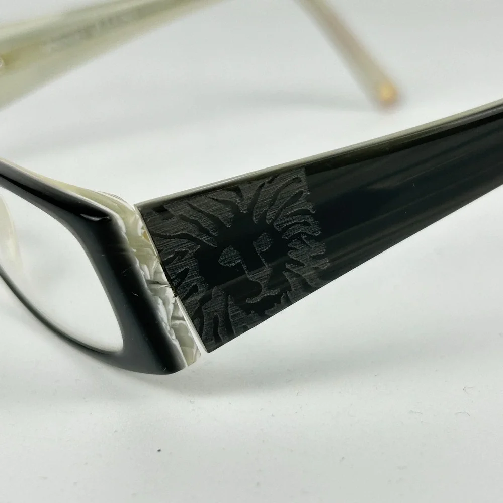 Anne Klein AK8058 159 Women Eyeglasses Frame Black Plastic Full Rim 54-14-135 mm